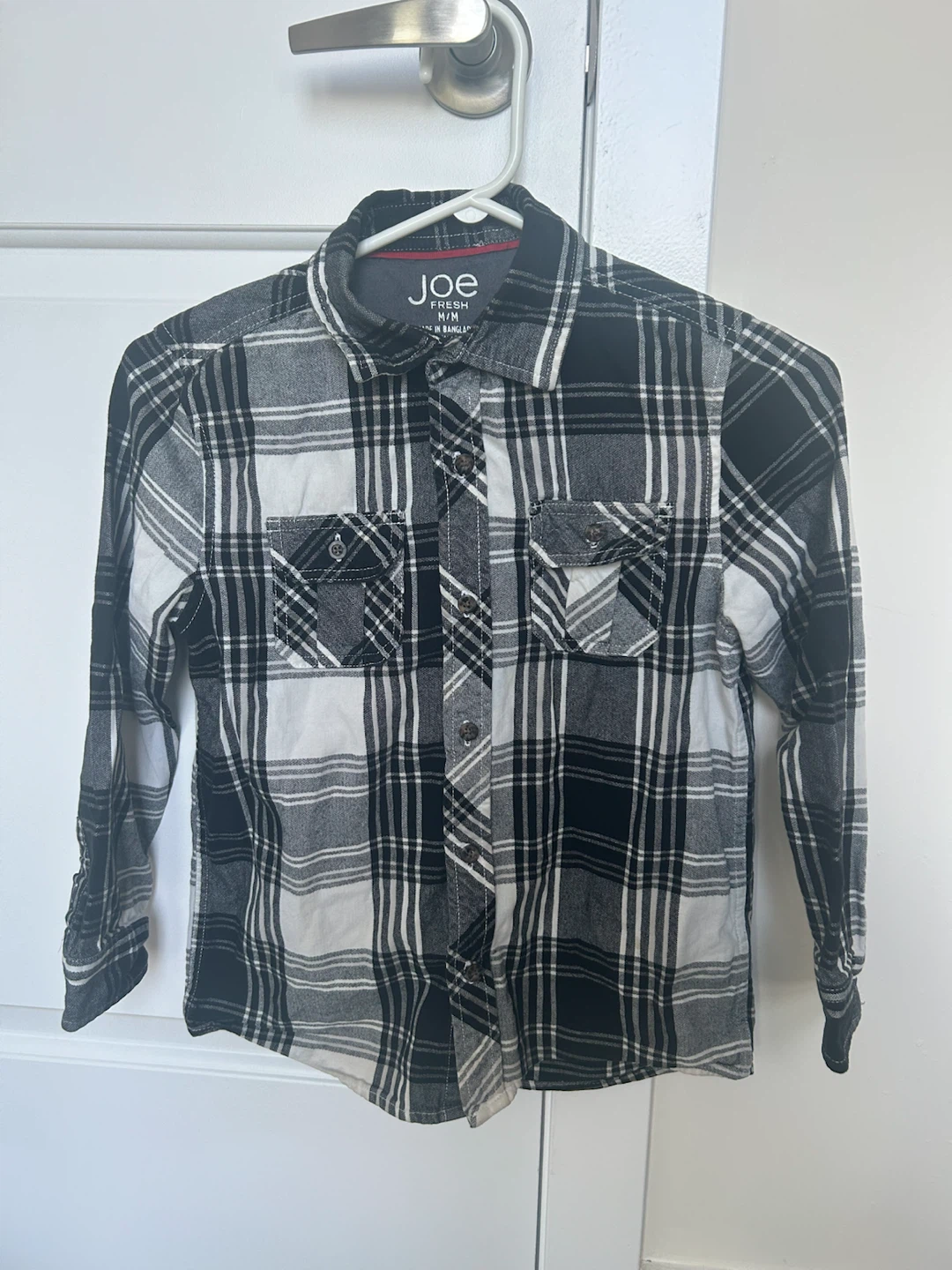 Joe Fresh Plaid Button-Up Shirt M/M