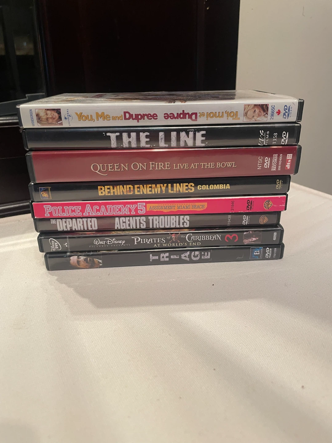 Collection of 8 DVDs