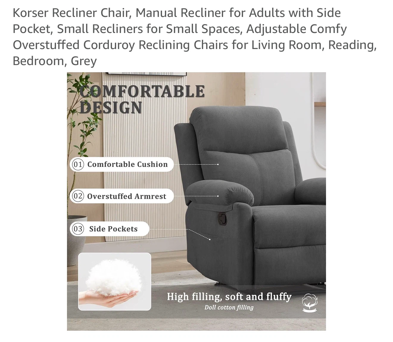 Korser Recliner Chair