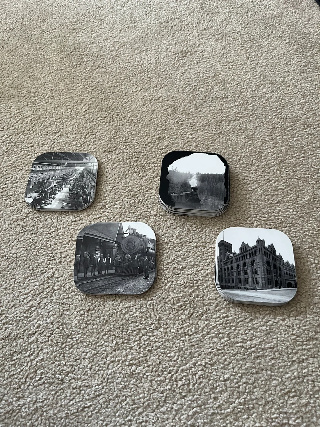 Vintage CP Rail Coasters