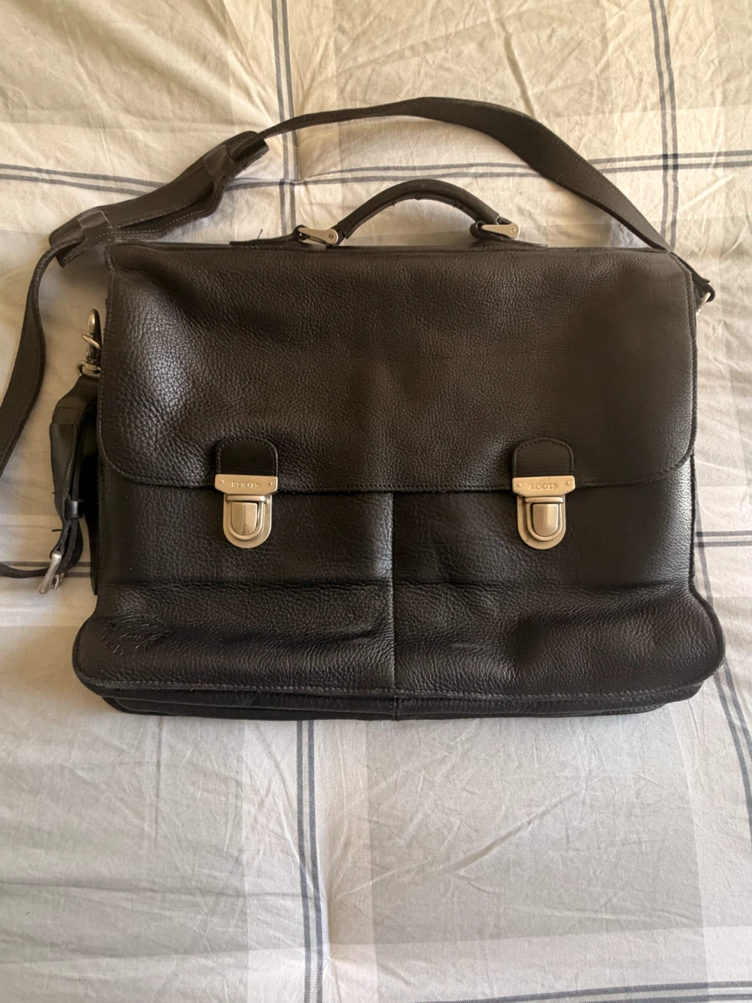 Roots Grad School Cervino Leather Messenger Bag - photo 2