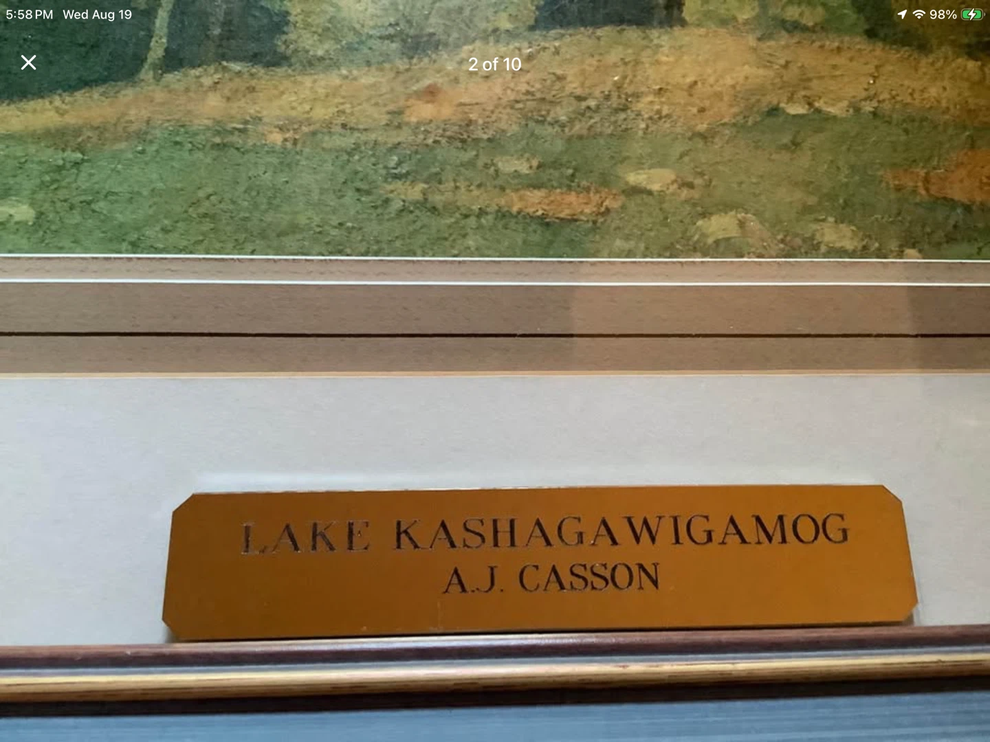 Grp of 7 AJ Casson’s Ltd Ed Print “Lake Kashagawigamog” 🐞 - photo 2
