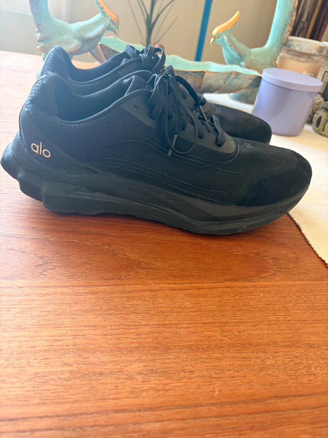 ALO Runner Black Running Shoes - photo 3