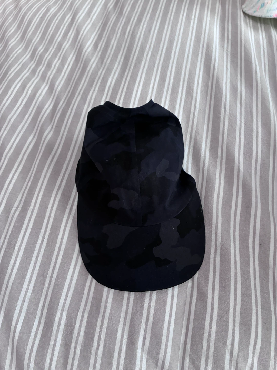 Lululemon Black Camo Visor Hat