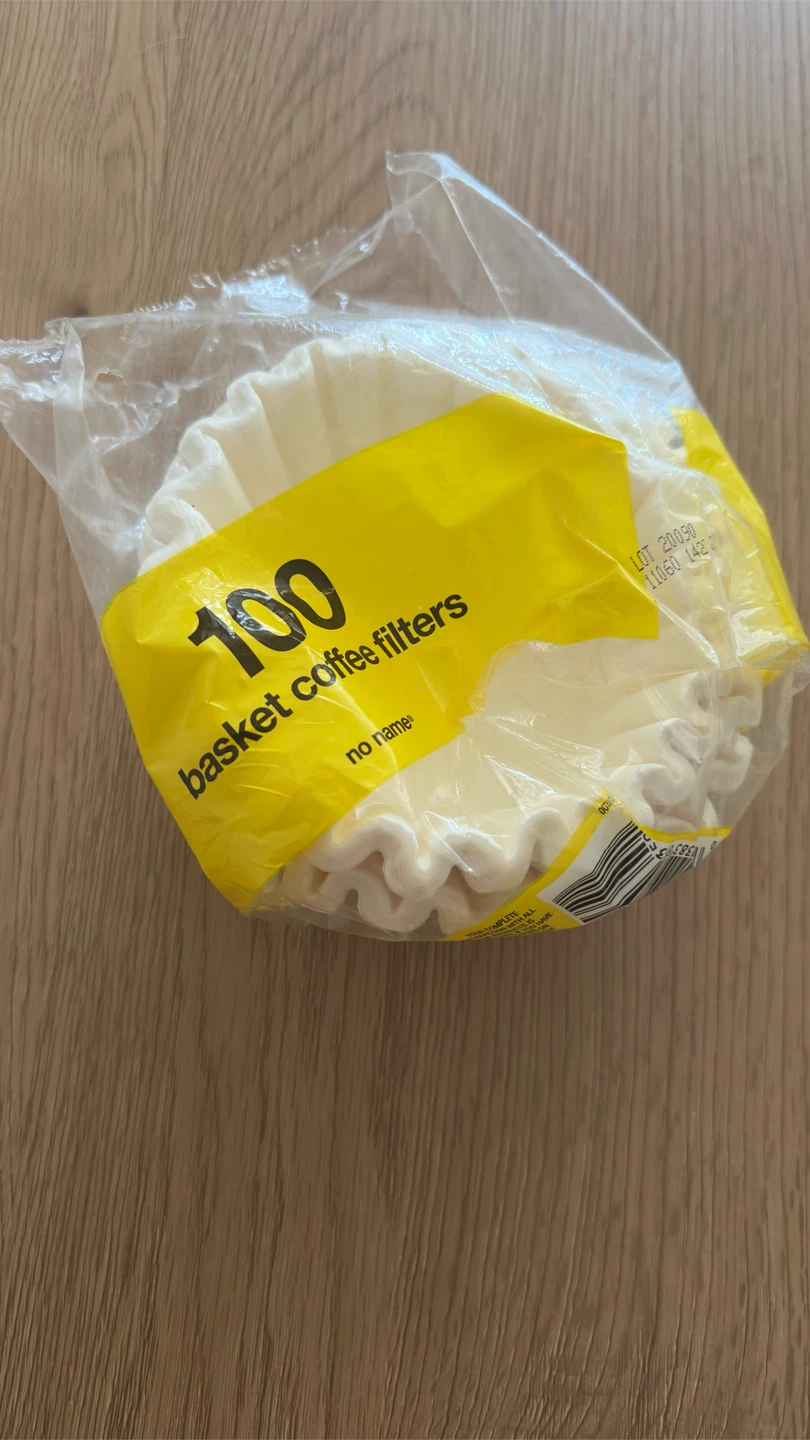 100 Basket Coffee Filters - No Name Brand