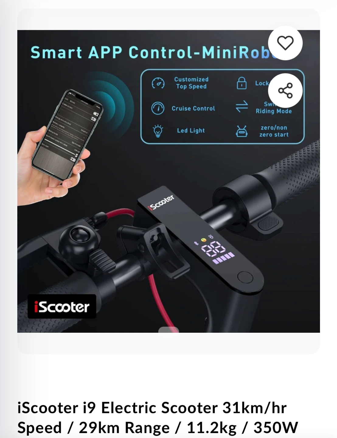 iscooter i9 new in box - photo 4