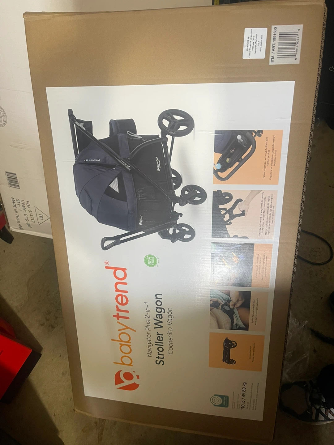 Baby Trend Navigator Plus 2-in-1 Stroller Wagon