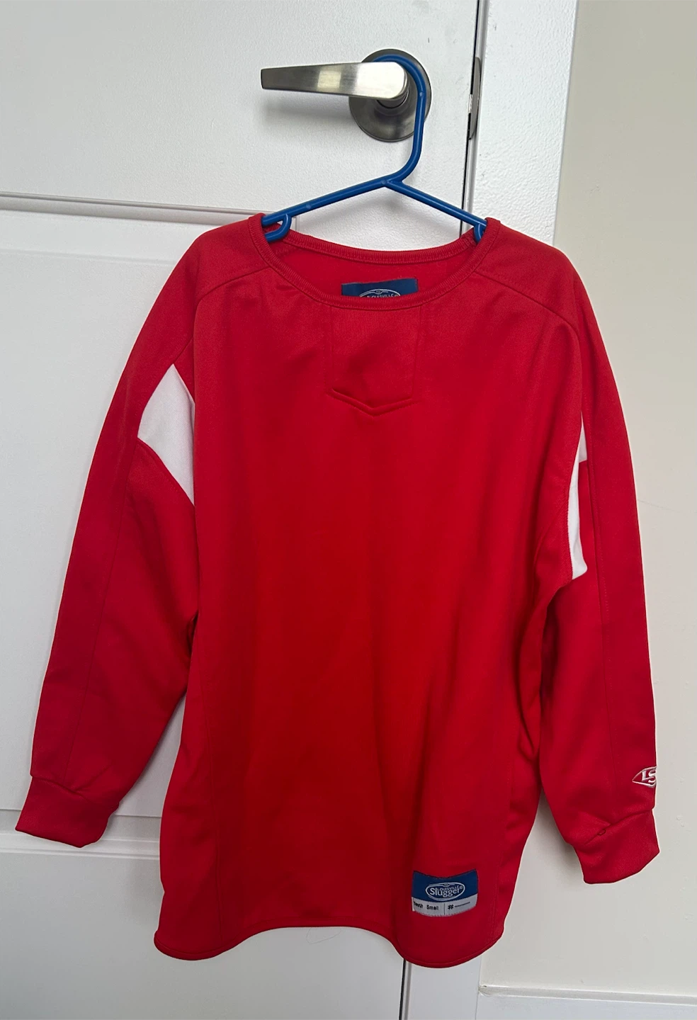 Louisville Slugger Youth Baseball Sweatshirt Red