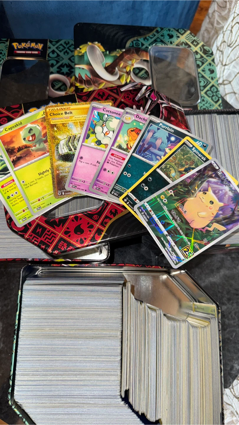Pokemon Over 2000 cards Tins Bundle