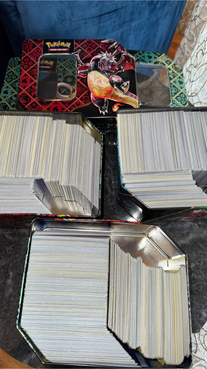 Pokemon Over 2000 cards Tins Bundle - photo 2