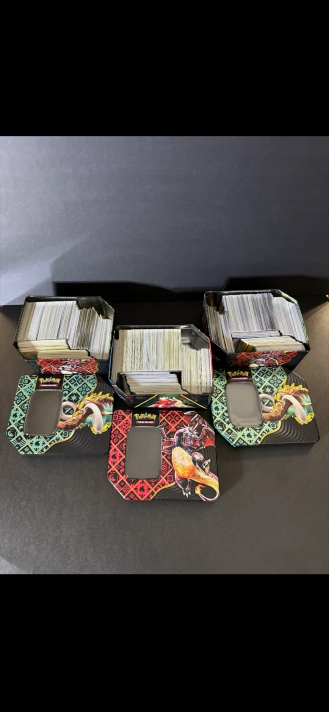 Pokemon Over 2000 cards Tins Bundle - photo 3