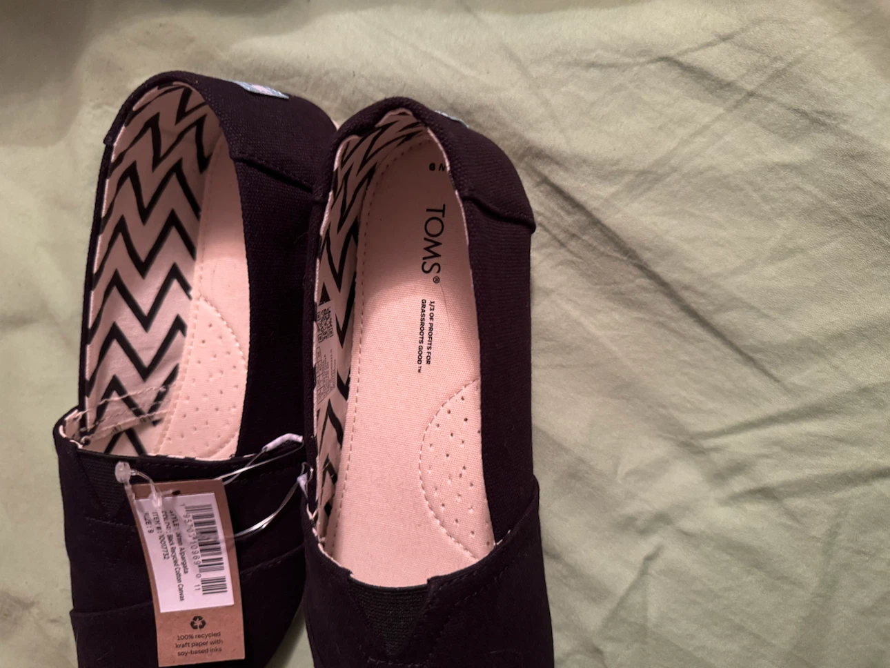 TOMS Black Slip-On Shoes - photo 2