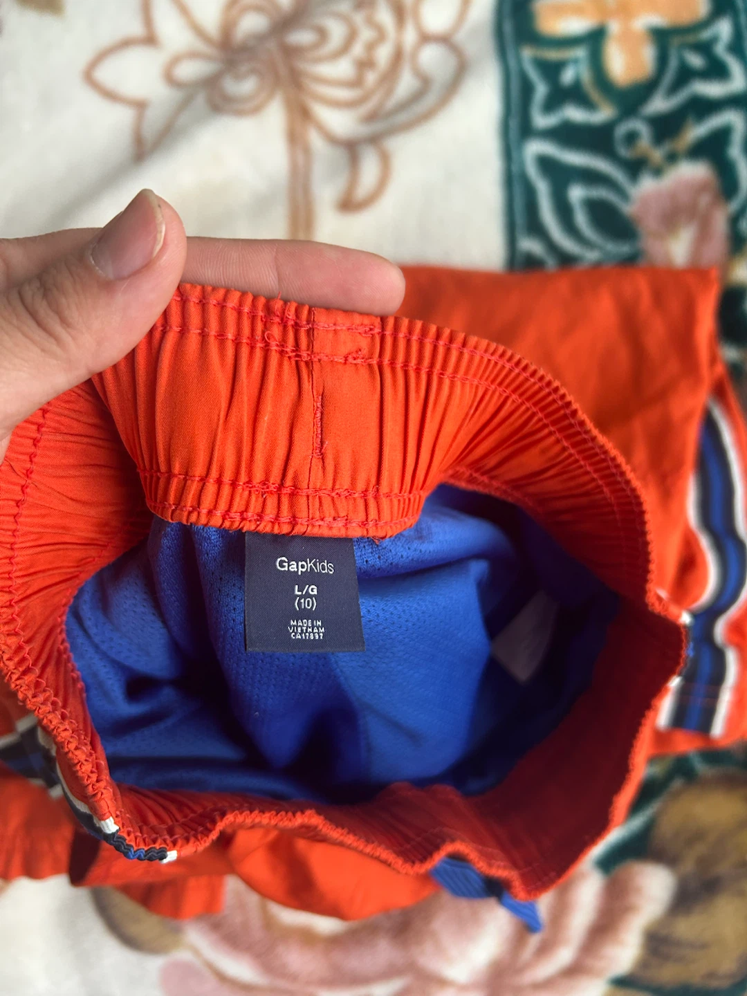 Gap Kids Orange Soccer Track Pants L/G (10) - photo 2
