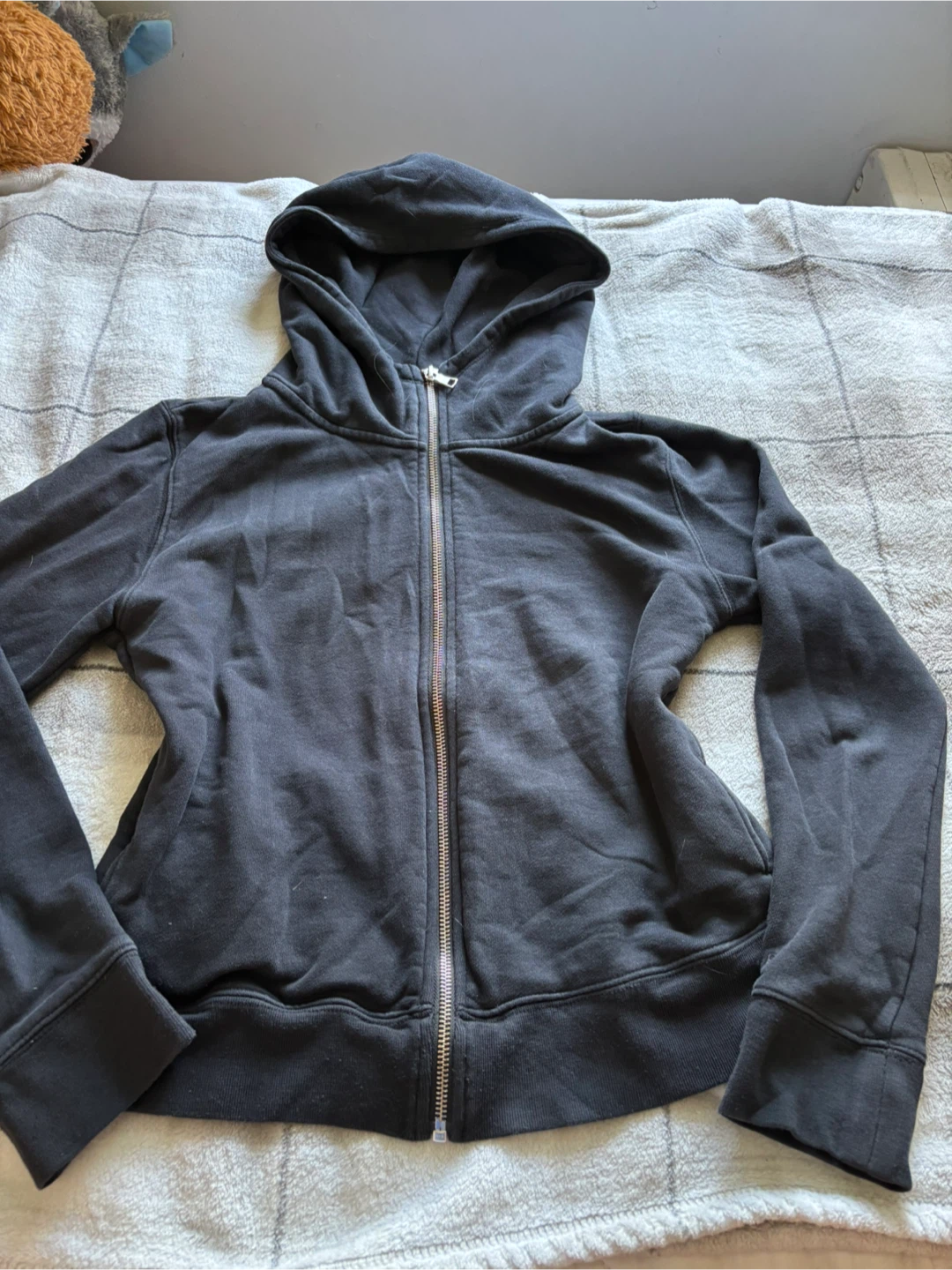 Black Zip Up Sweater