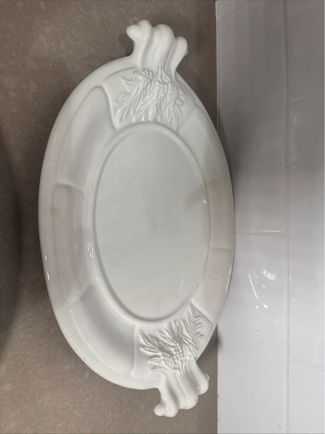 Red-Cliff Ironstone Grape Platter - photo 4