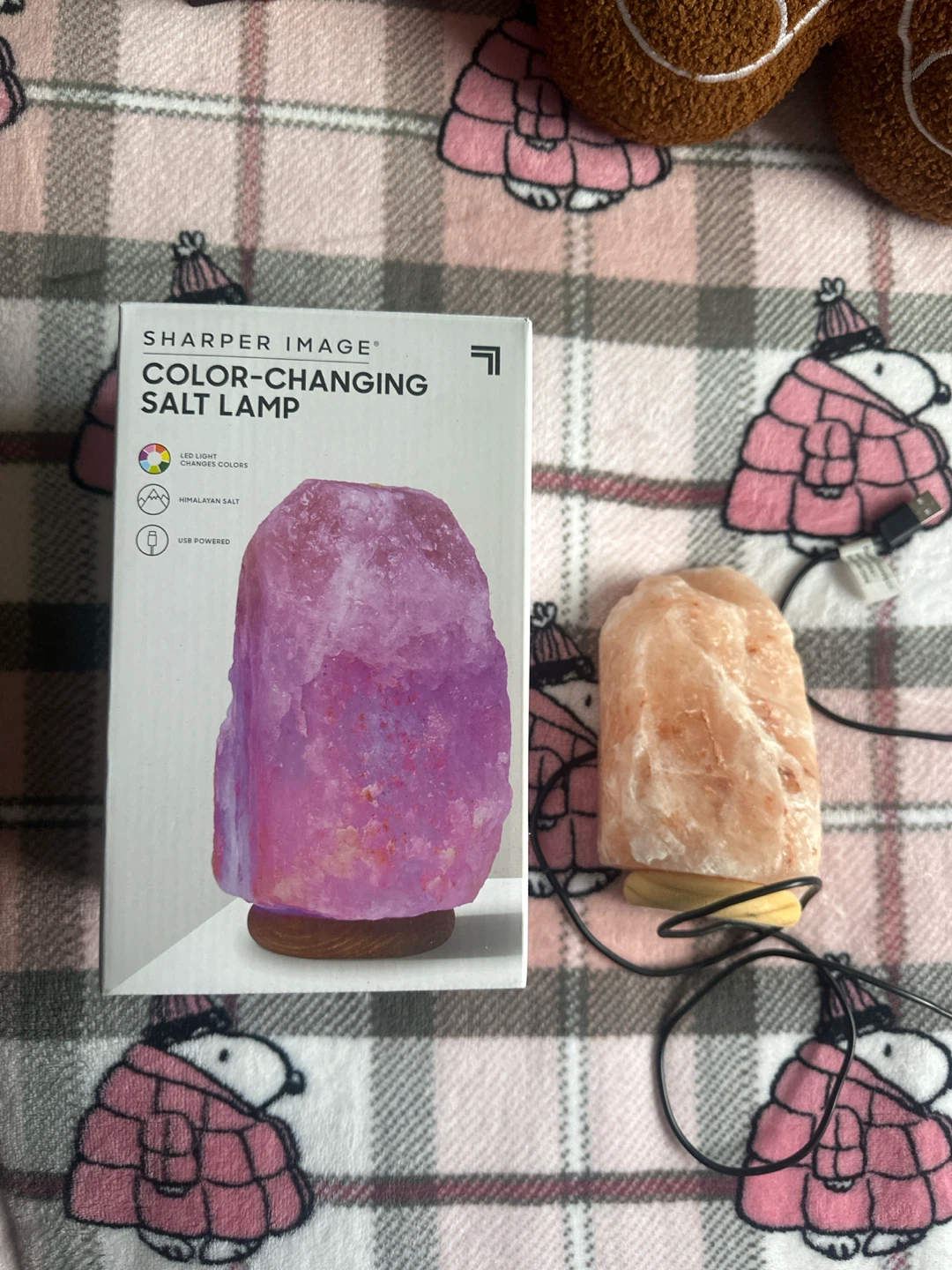 Sharper Image Color Changing Himalayan Salt Lamp
