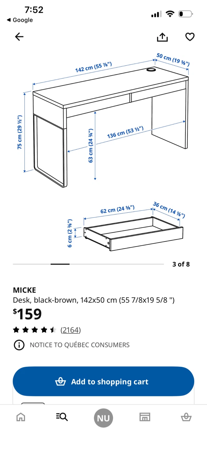 IKEA office desk - photo 2
