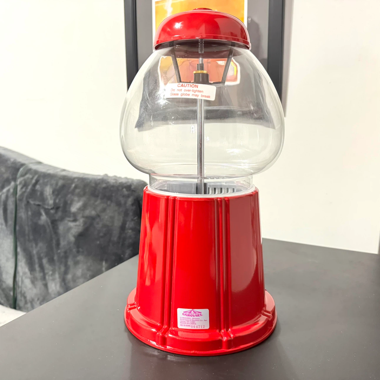 Carousel Classic Gumball Machine Bank (15” Tall) - photo 5