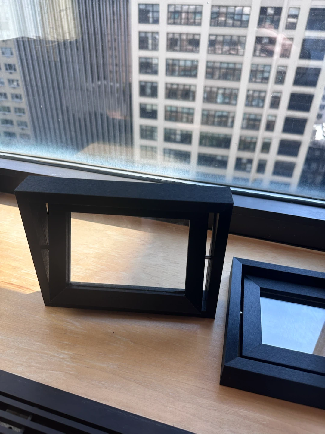 Set of 2 Black Tabletop Photo Frames - photo 3