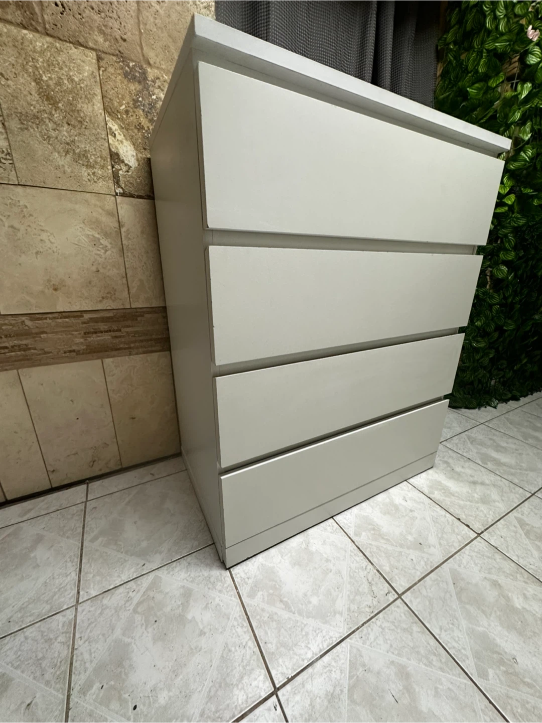 IKEA MALM 4‑Drawer Dresser – White