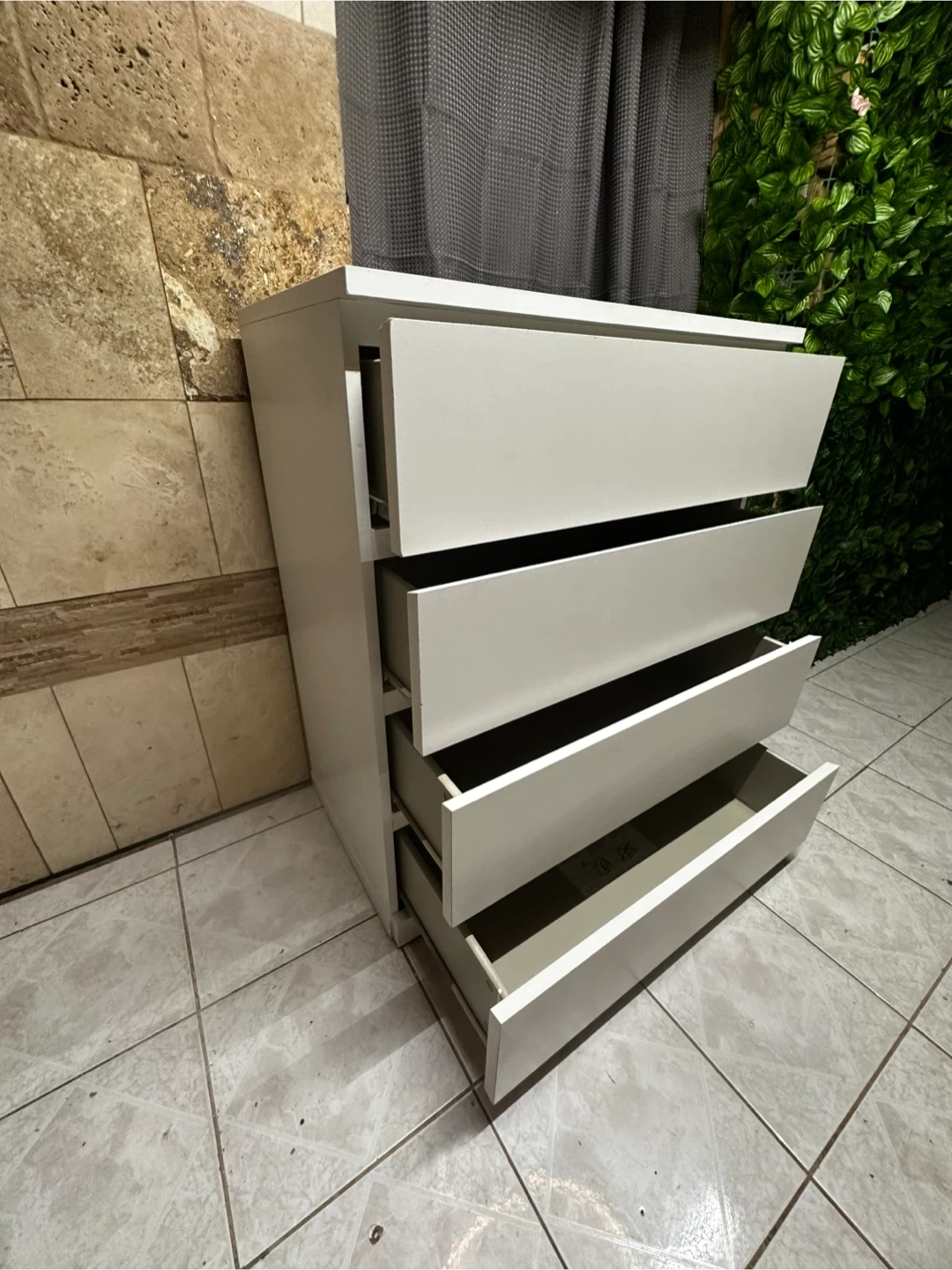 IKEA MALM 4‑Drawer Dresser – White - photo 2