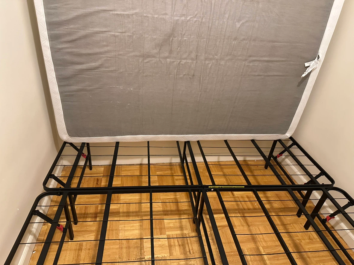 Full size Metal Bed Frame and Mattress