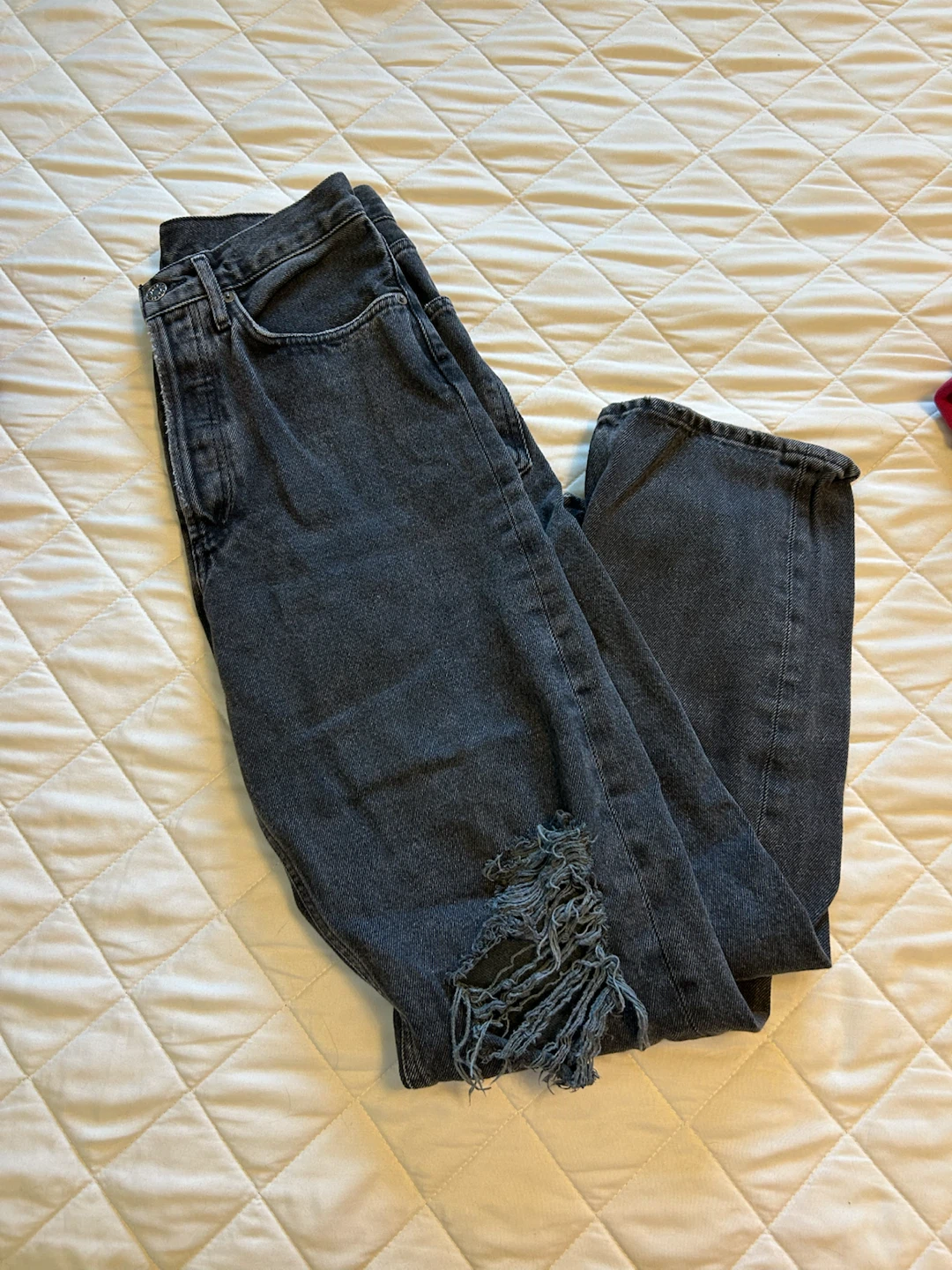 AGOLDE Riley High Rise Straight Jeans