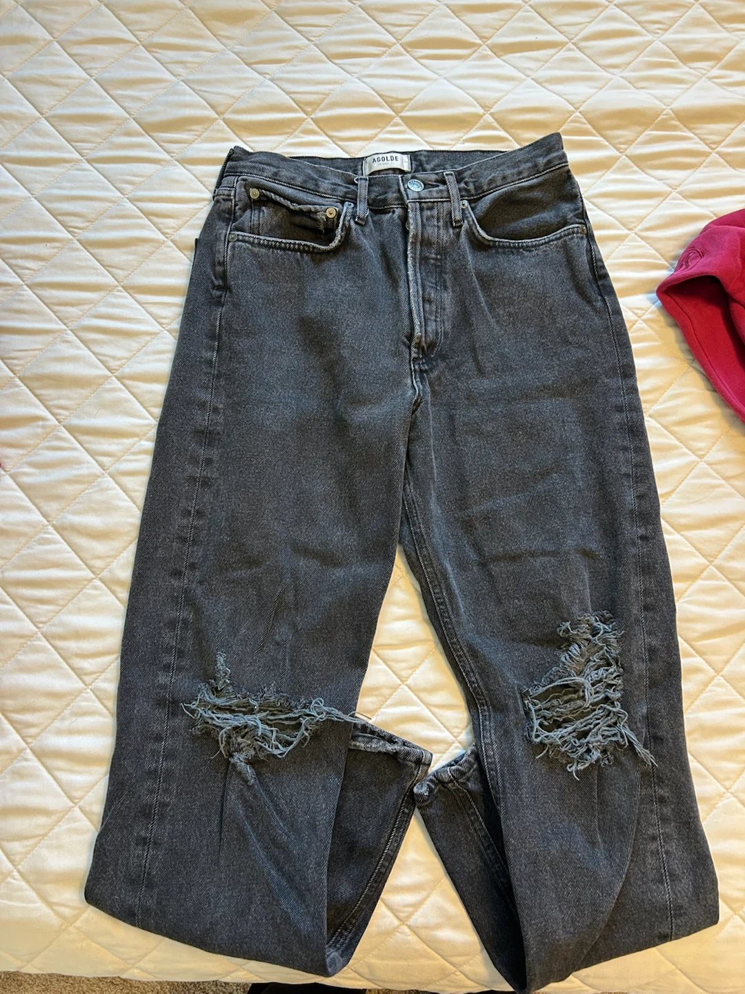AGOLDE Riley High Rise Straight Jeans - photo 2