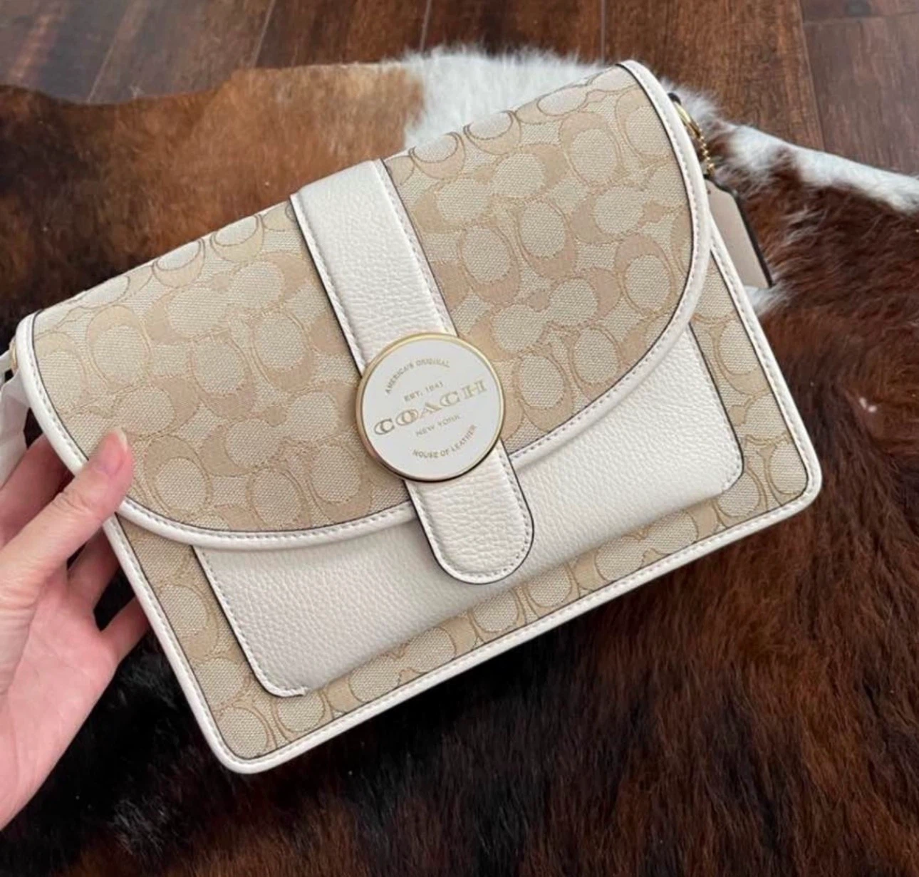 Coach Monogram Shoulder Bag