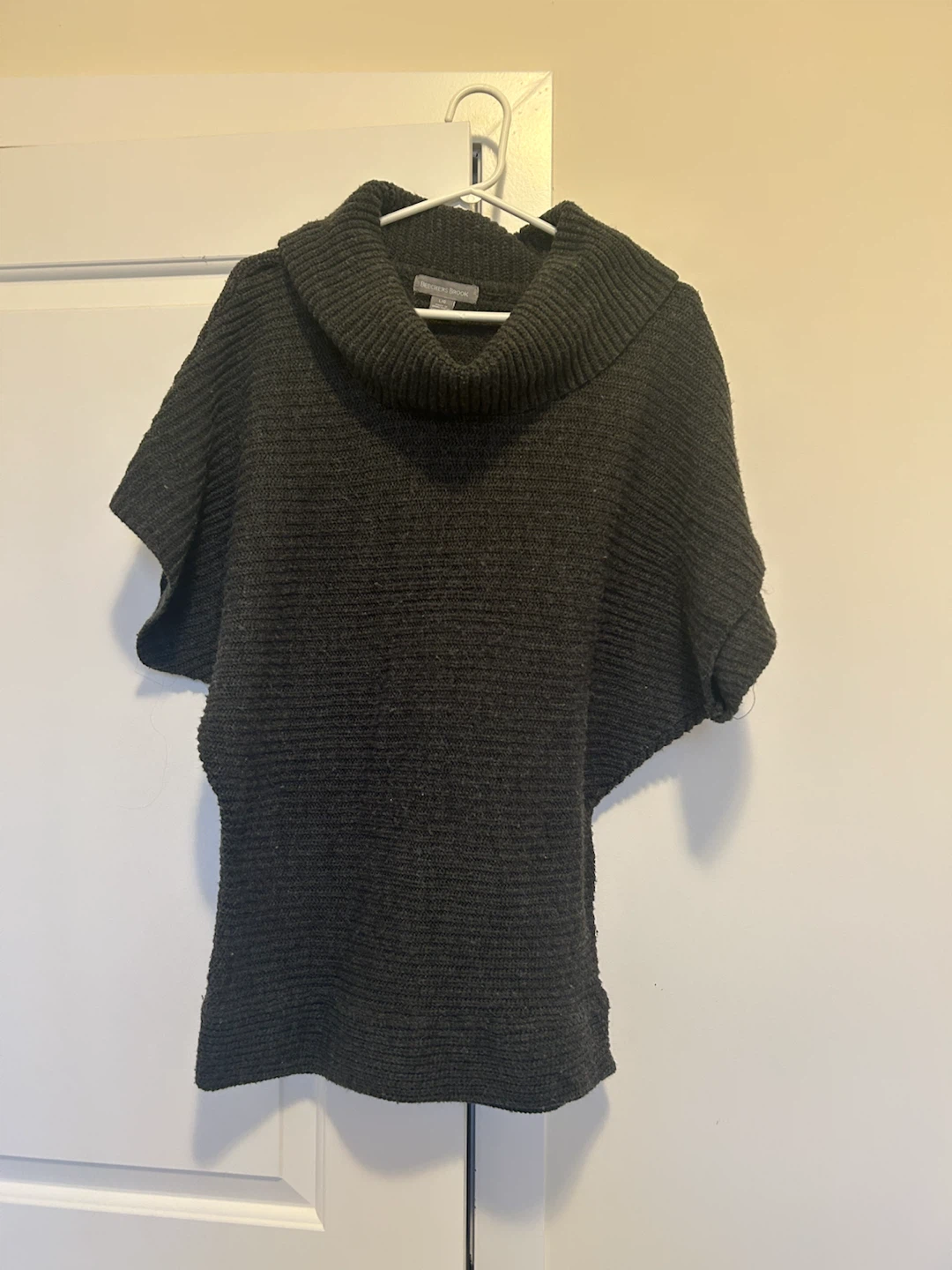 Beechers Brook Grey Cowl Neck Sweater