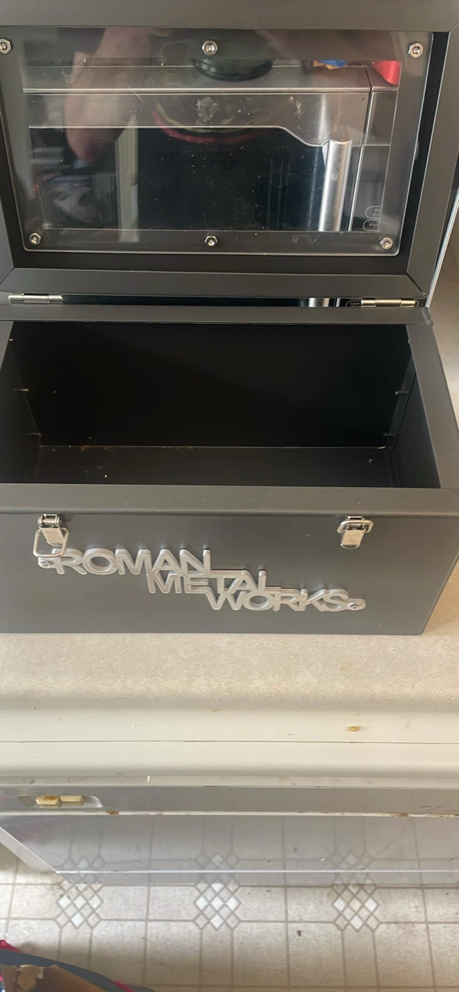 Roman Metal Works Storage Box with Clear Lid - photo 2