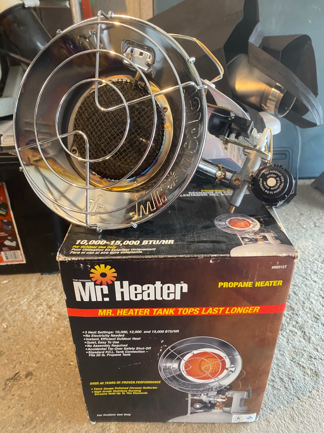Mr. Heater Propane Tank Top Heater MH15T