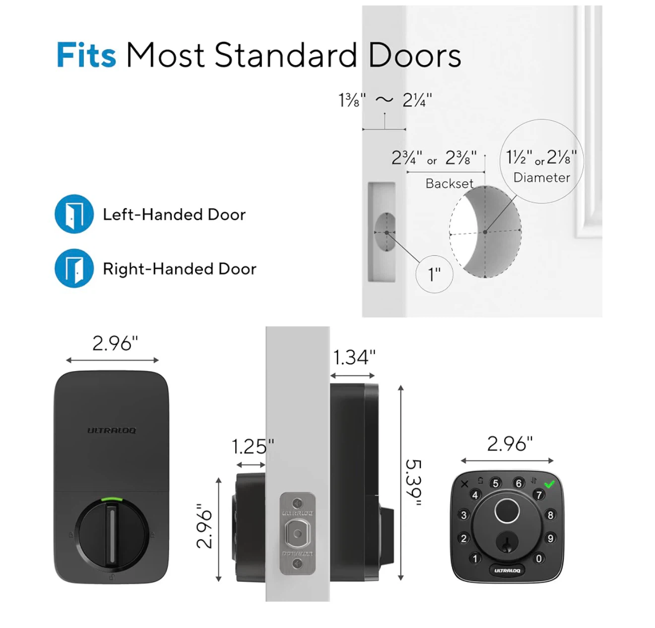 ULTRALOQ Smart Door Lock with U home App - photo 2