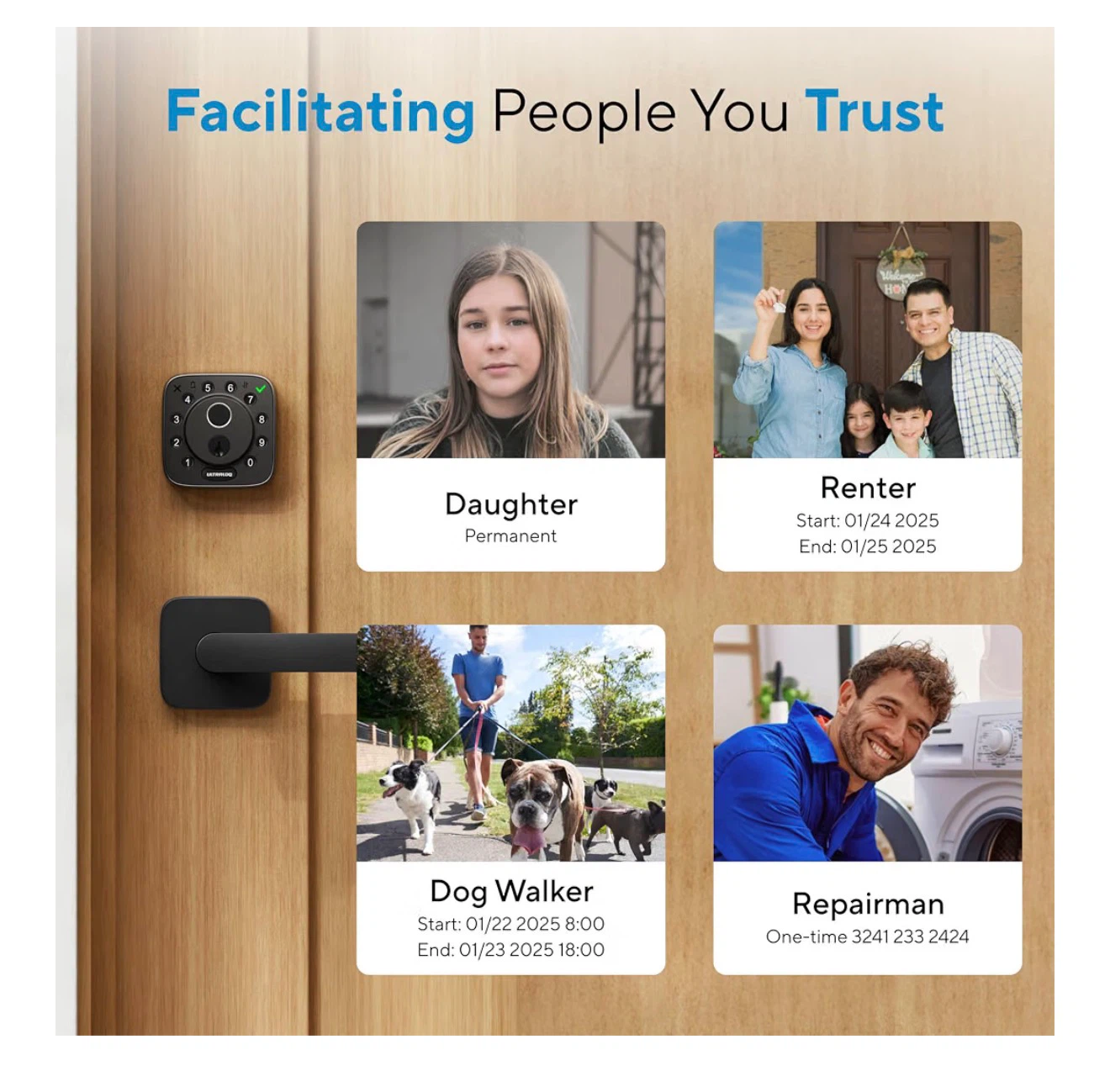 ULTRALOQ Smart Door Lock with U home App - photo 5