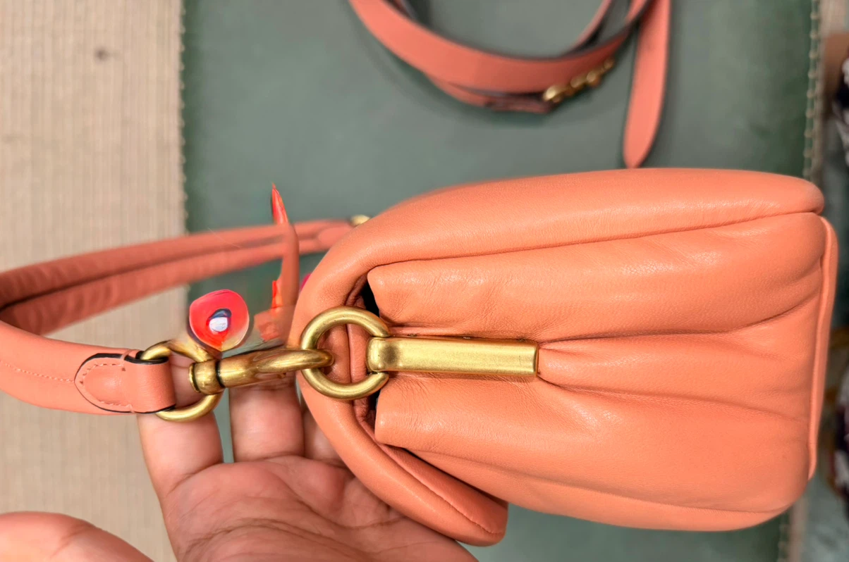 Coach Pillow Tabby Shoulder Bag 26 inches Peach Leather - photo 3