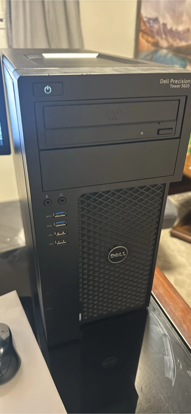 Fast & Quiet Dell Precision Tower PC – 1TB NVMe + 2TB , 16GB RAM