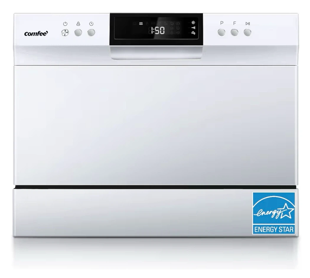 Comfee 6 Place Settings Countertop Dishwasher - White