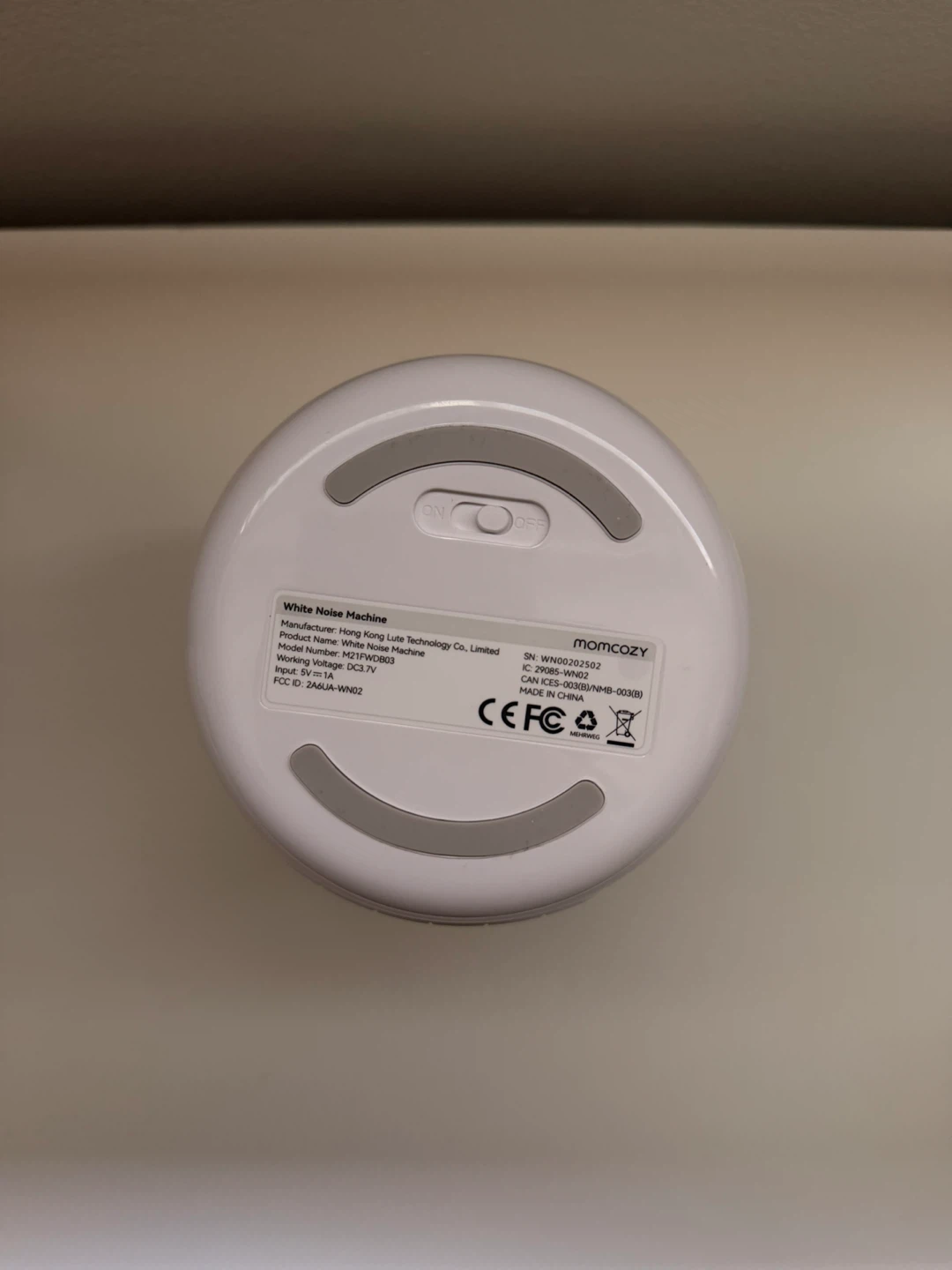 Momcozy White Noise Machine - photo 3