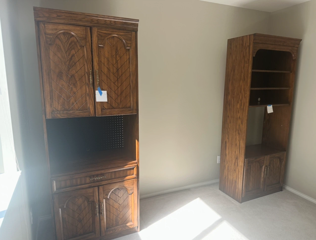 4 piece Wall unit  dark oak - photo 2