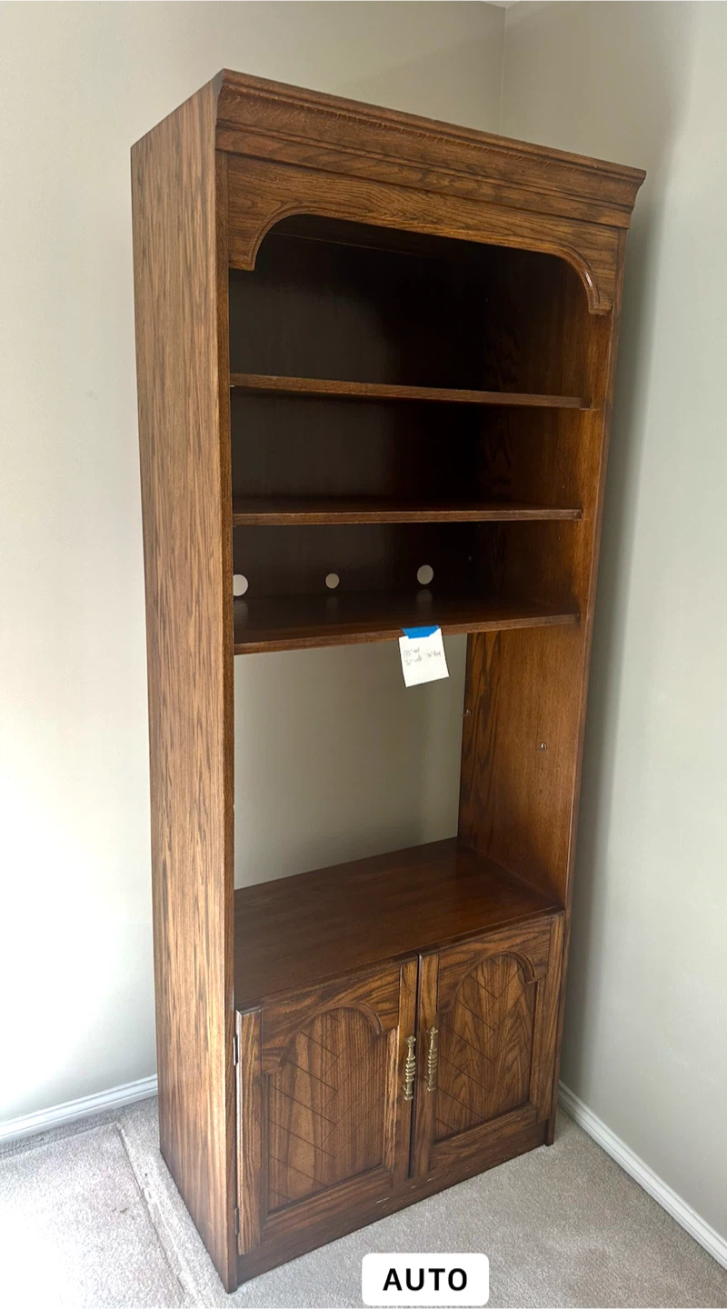 4 piece Wall unit  dark oak - photo 5