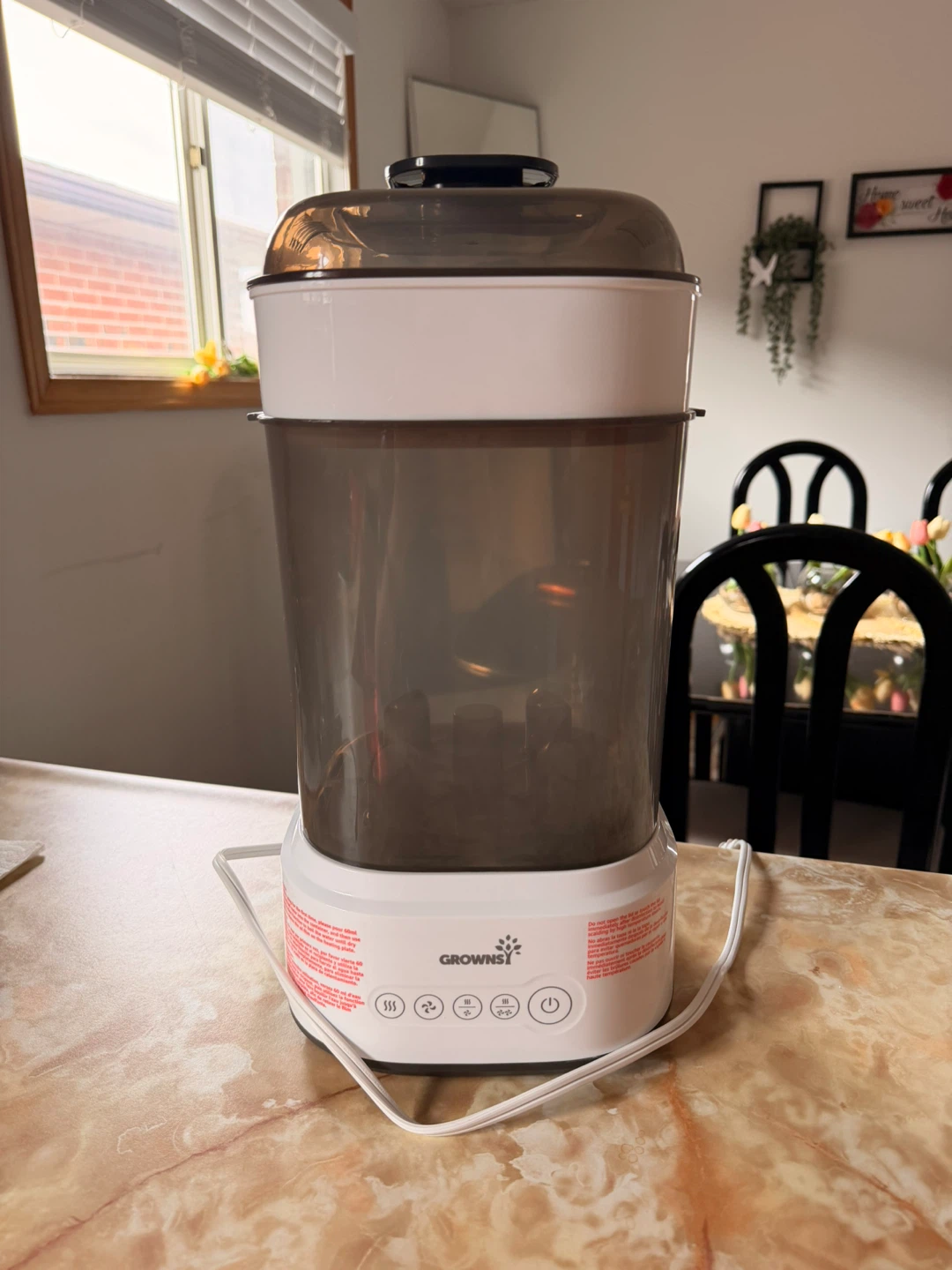 GROWSY Baby Bottle Sterilizer Steamer