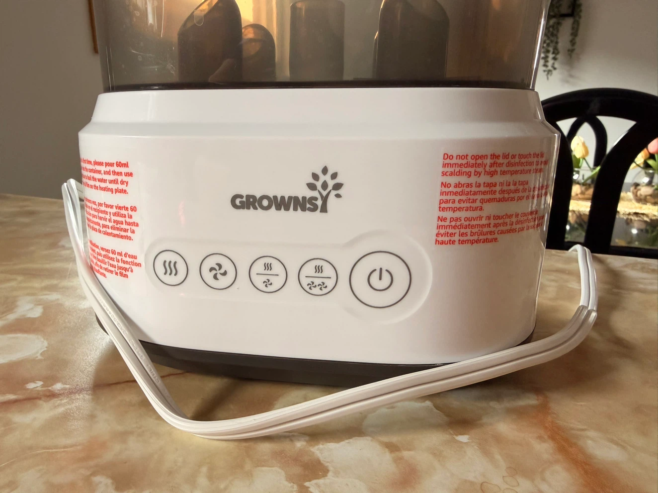 GROWSY Baby Bottle Sterilizer Steamer - photo 2