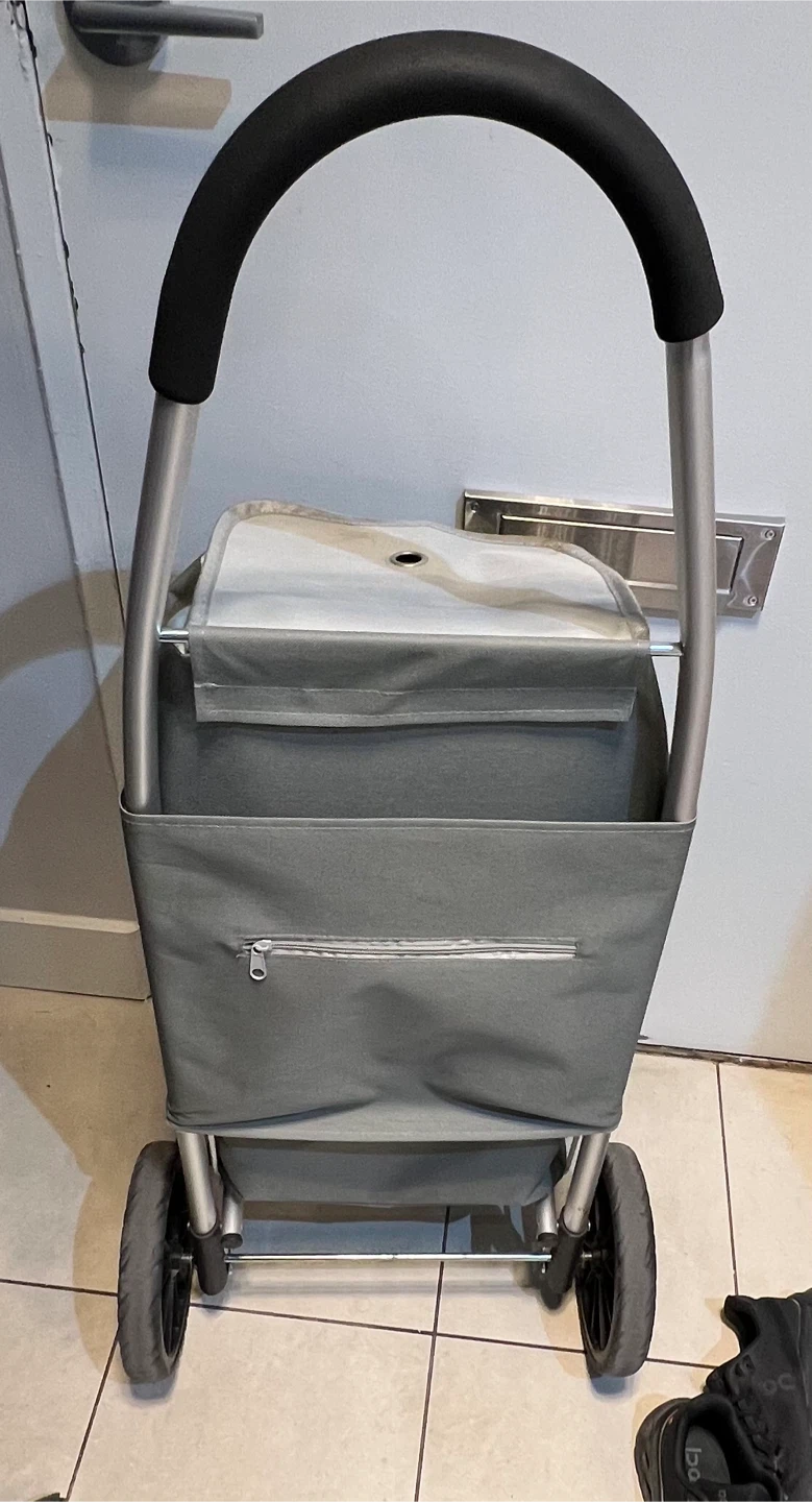 Grey Shopping Trolley with Wheels - photo 2