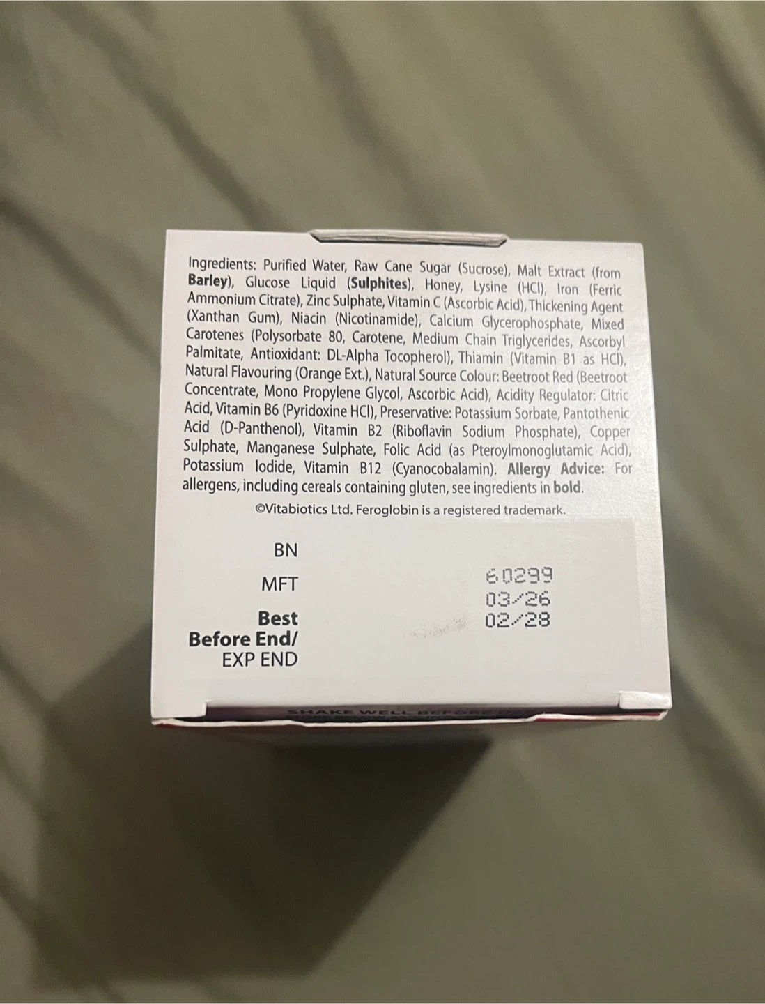 Feroglobin Liquid Iron Supplement - photo 2