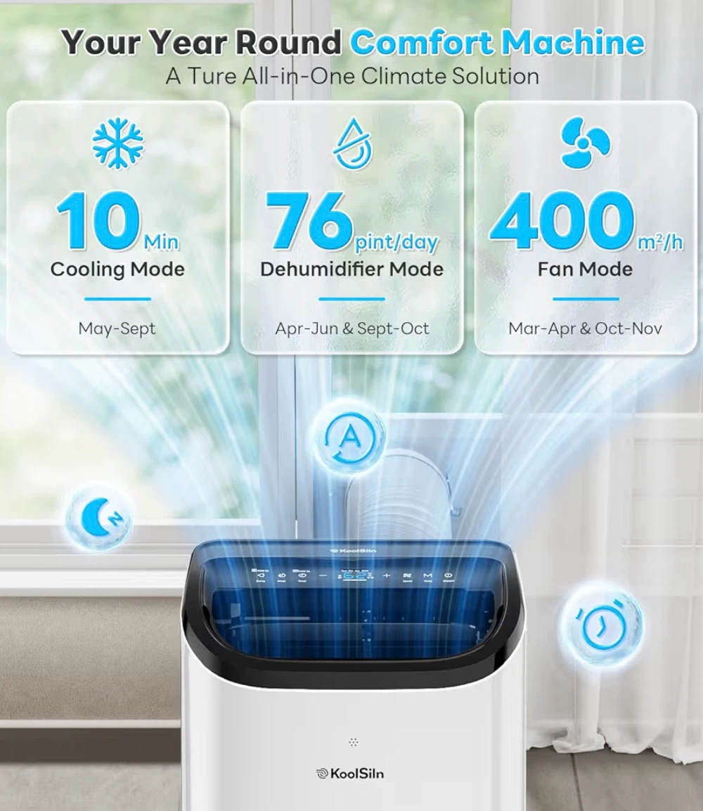 KoolSiln 12000 BTU Portable Air Conditioner - photo 5