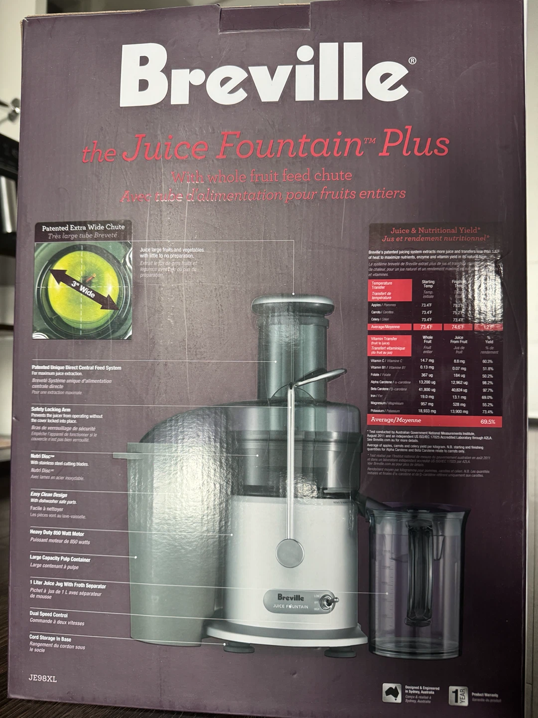 Breville The Juice Fountain Plus JE98XL - photo 5
