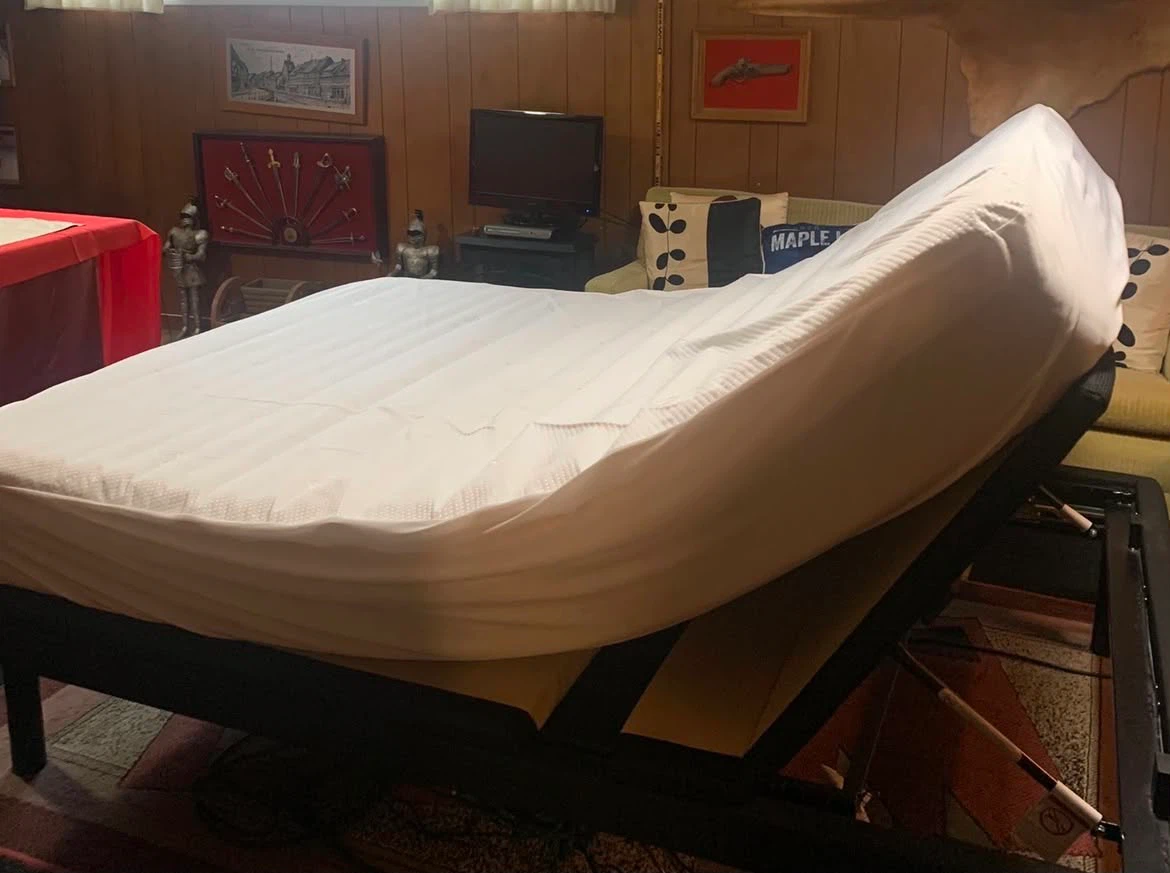 Adjustable Bed Frame with Mattress