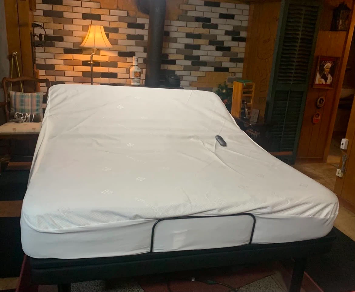 Adjustable Bed Frame with Mattress - photo 3