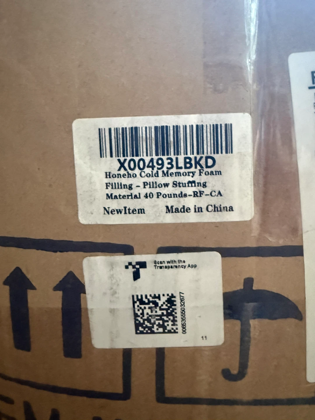 Honeho Cold Memory Foam Pillow Stuffing Material - photo 3