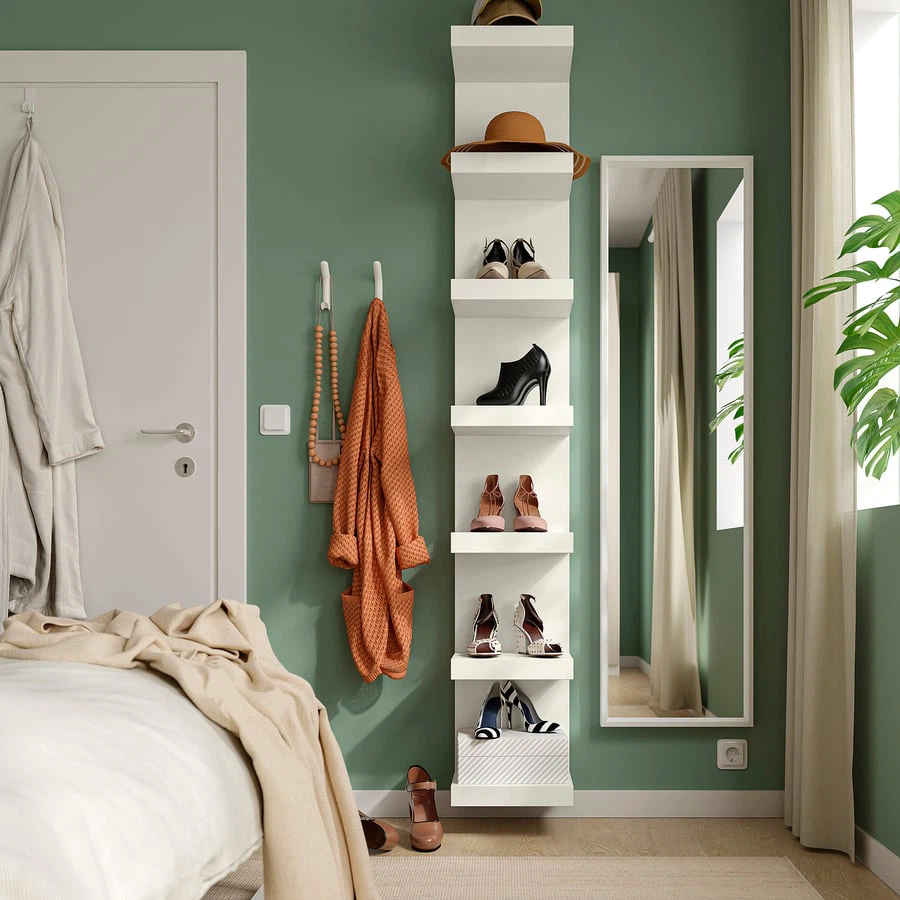 Lack Ikea White 7-Shelf Tall Wall Unit - photo 3